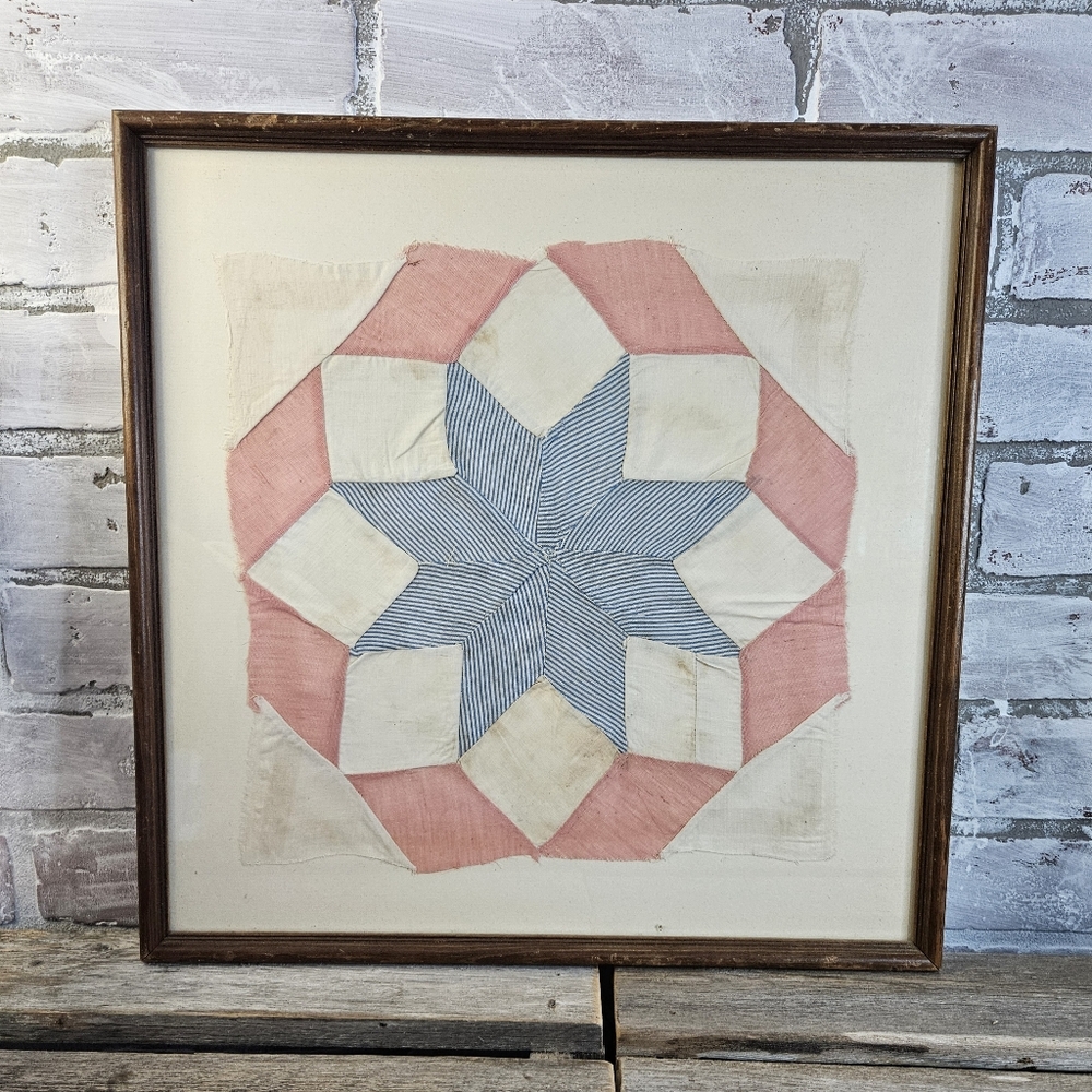 Vintage Framed Quilt Block